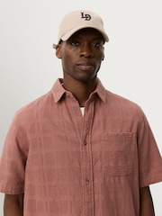 Les Deux Red Charlie Textured Shirt - Image 3 of 7