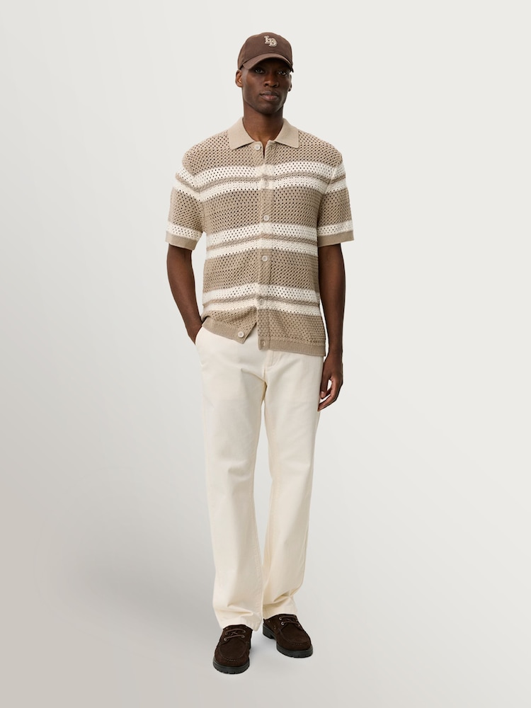 Les Deux Natural Gespertus Knitted Shirt - Image 6 of 6