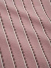 Oliver Spencer Pink Atlanta Short Sleeve Stripe Shirt - Image 7 of 7
