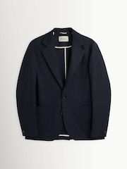 Oliver Spencer Blue Westbury Tropical Wool Suit Jacket - Image 1 of 5