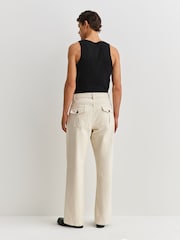 Oliver Spencer Cream Marin Utility Trousers - Image 2 of 9