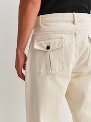 Oliver Spencer Cream Marin Utility Trousers - Image 5 of 9