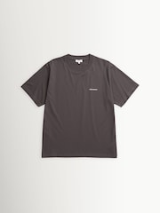 Norse Projects Grey Dyrehaven Logo Print T-Shirt - Image 1 of 5