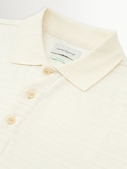 Crema - Oliver Spencer Glendale Textured Polo Shirt - Imagen 2 de 3