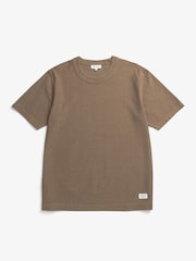 Norse Projects Brown Elmelunde Dry Cotton T-Shirt - Image 1 of 5