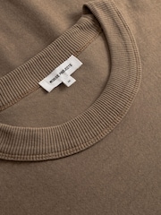 Norse Projects Brown Elmelunde Dry Cotton T-Shirt - Image 3 of 5