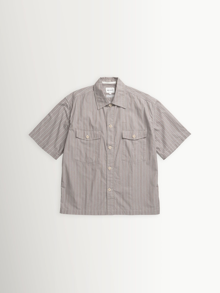 Norse Projects Natural Arresskov Compact Cotton Overshirt - Image 1 of 5