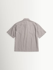 Norse Projects Natural Arresskov Compact Cotton Overshirt - Image 2 of 5