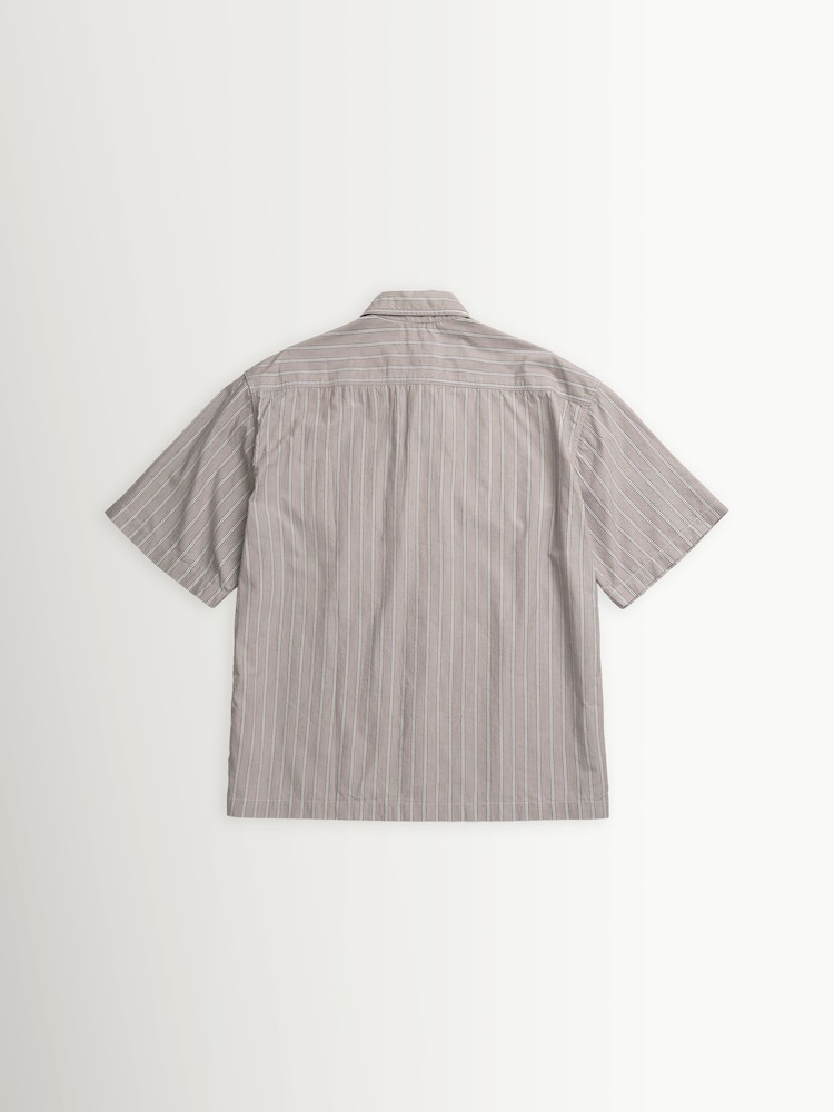Norse Projects Natural Arresskov Compact Cotton Overshirt - Image 2 of 5