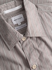 Norse Projects Natural Arresskov Compact Cotton Overshirt - Image 4 of 5