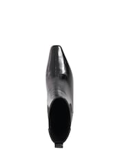Dune London Black Odele Angle Midi Heel Ankle Boots - Image 6 of 6