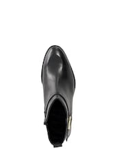 Dune London Black Pemma Strap Trim Ankle Boots - Image 5 of 6