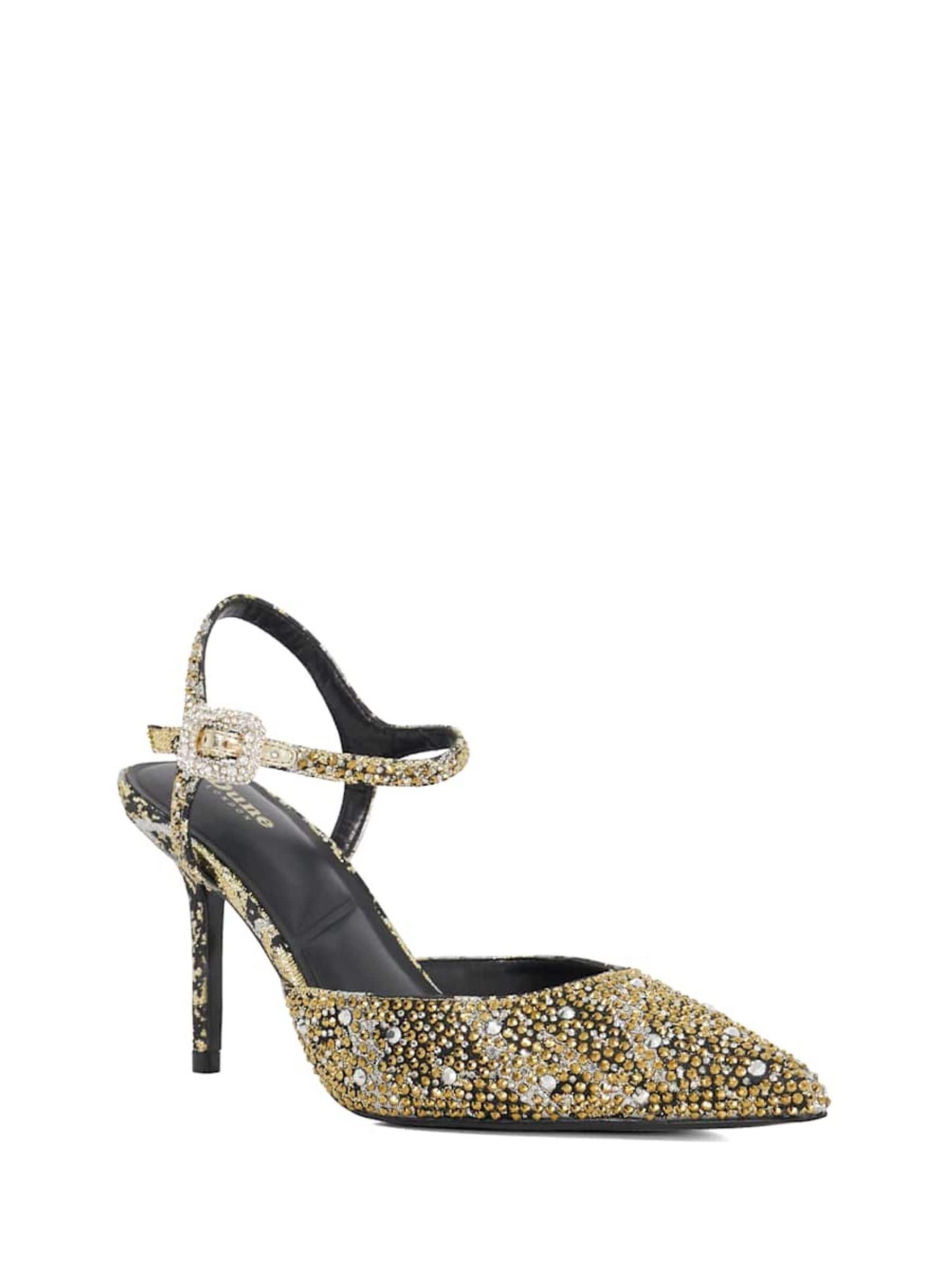 Buy Dune London Black Confident Y Back Open Court Shoes from the