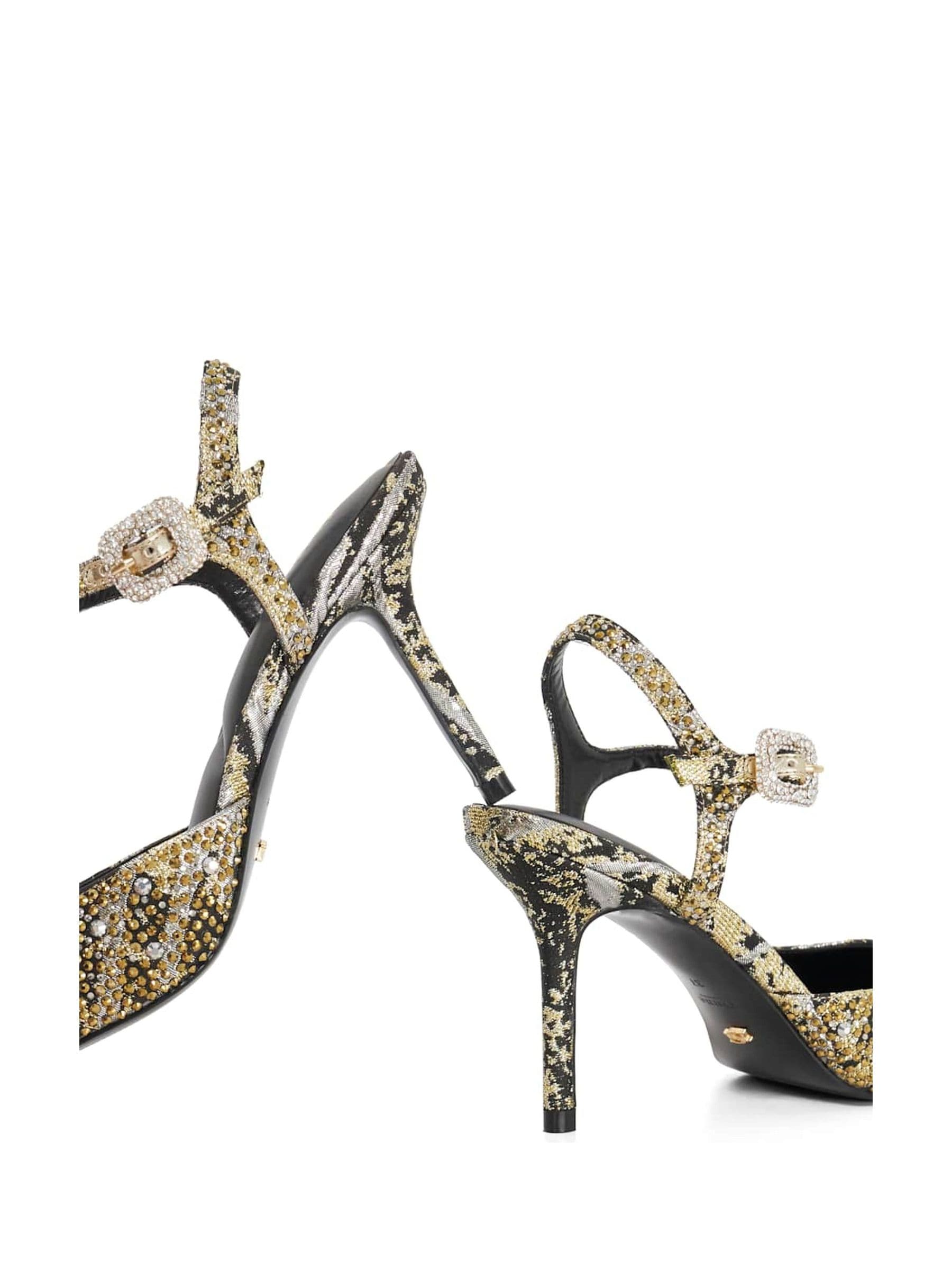 Buy Dune London Black Confident Y Back Open Court Shoes from the
