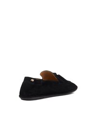 Dune London Black Grounding Round Toe Tassle Loafers - Image 4 of 6