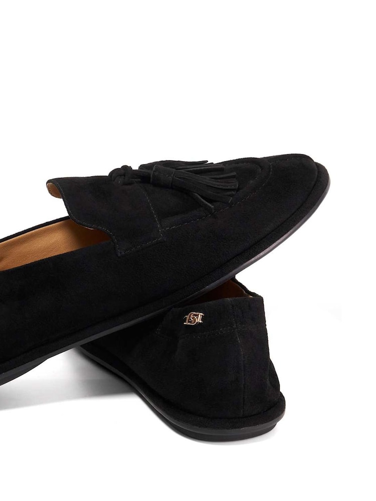 Dune London Black Grounding Round Toe Tassle Loafers - Image 6 of 6 Dune London Black Grounding Round Toe Tassle Loafers - Image 6 of 6
