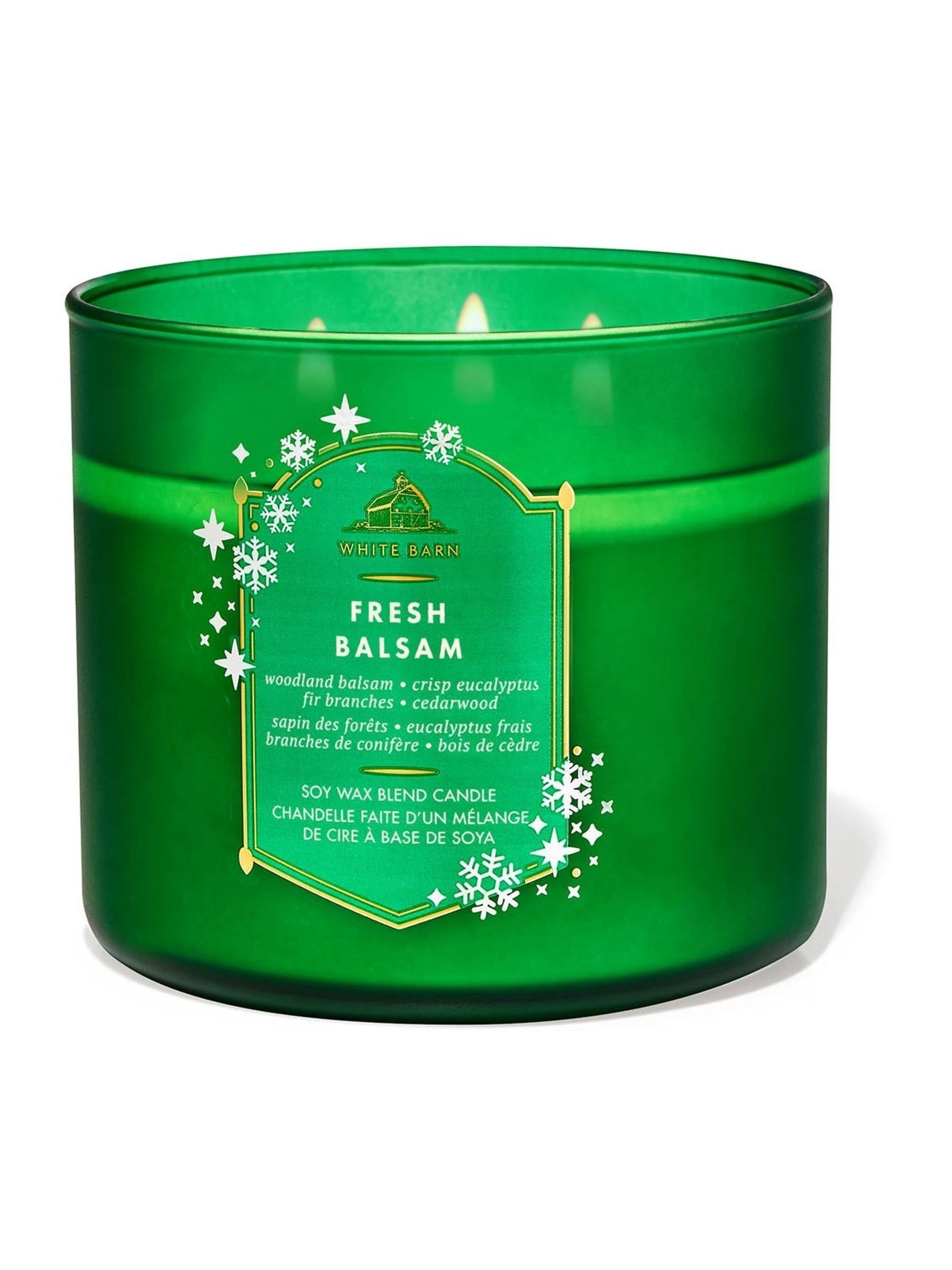 Buy Bath & Body Works Fresh Balsam 3-Wick Candle 411g from the