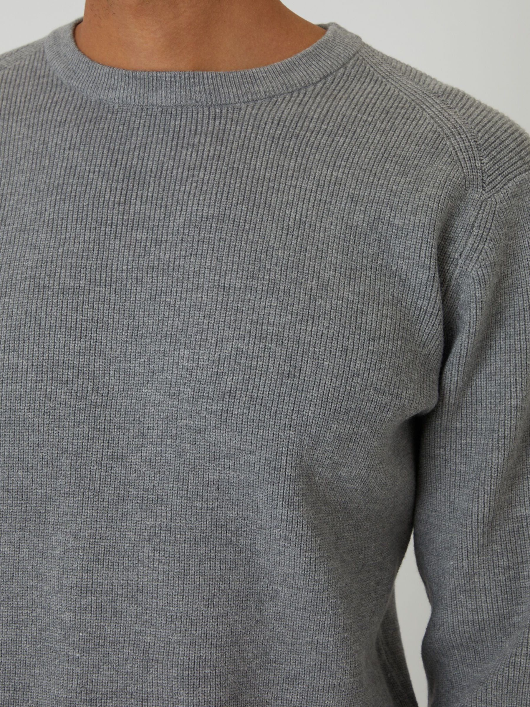 Buy Threadbare Grey Rib Knit Crew Neck Jumper from Next USA