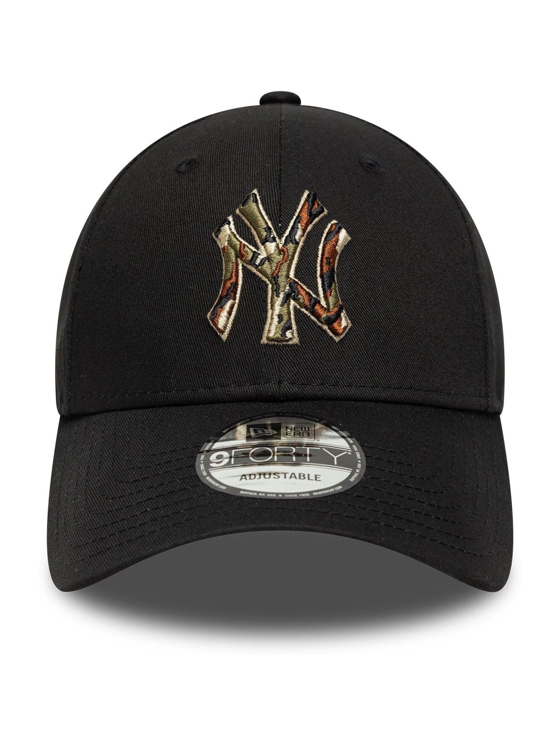 Buy New Era Black New York Yankees Essential Camo Cap from Next USA
