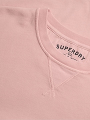 Superdry Pink Classic Essential Sweatshirt - Image 6 of 6