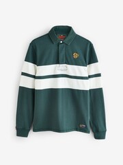 Superdry Green Rugby Shirt - Image 1 of 1