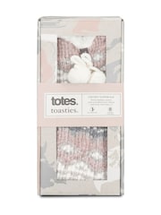 Totes Pink Toasties Ladies Chenille Crop Knitted Slipper Socks - Image 5 of 5