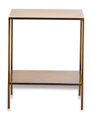 Nkuku Brass Mahi Side Table - Image 2 of 2