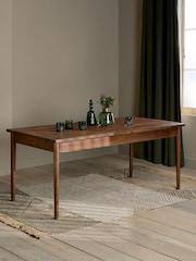 Nkuku Brown Anbu Acacia 6 Seater Dining Table - Image 1 of 6