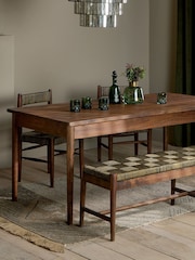 Nkuku Brown Anbu Acacia 6 Seater Dining Table - Image 2 of 6