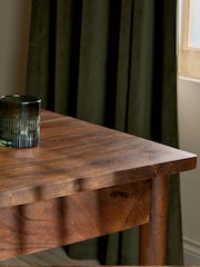 Nkuku Brown Anbu Acacia 6 Seater Dining Table - Image 4 of 6