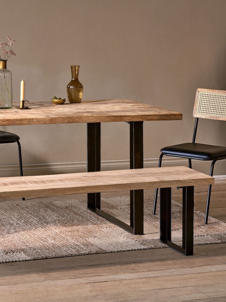 Nkuku Natural Fia Bench - Image 2 of 3 Nkuku Natural Fia Bench - Image 2 of 3