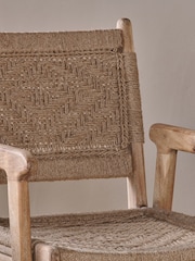 Nkuku Natural Vinay Woven Dining Chair - Image 4 of 5