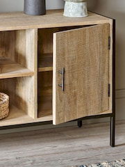 Nkuku Natural Dasai Mango Wood Media Unit - Image 4 of 7