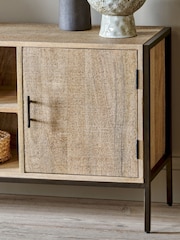 Nkuku Natural Dasai Mango Wood Media Unit - Image 5 of 7
