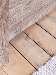 Nkuku Natural Ibo Reclaimed Wood 3 Drawer Console Table - Image 4 of 6