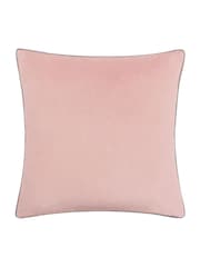 Furn Blush Grey Meridian Velvet Cushion - Image 2 of 4