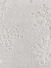 Furn Grey Snowflakes Fur Velvet Jacquard Cushion - Image 5 of 5