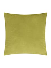 Paoletti Olive Empress Faux Fur Cushion - Image 2 of 4