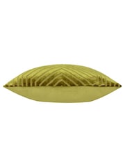Paoletti Olive Empress Faux Fur Cushion - Image 3 of 4
