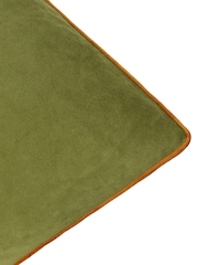 Furn Olive Ginger Meridian Velvet Cushion - Image 4 of 4