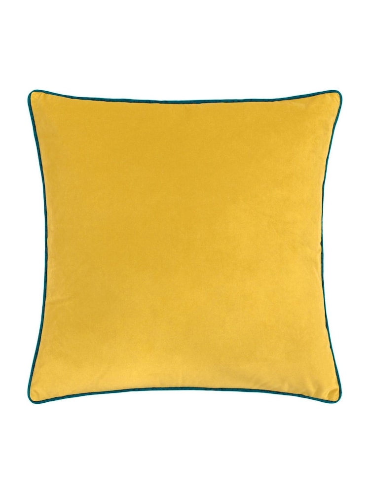 Furn Cylon Teal Meridian Velvet Cushion - Image 2 of 4
