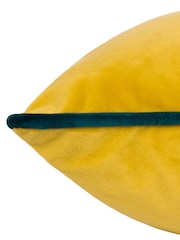 Furn Cylon Teal Meridian Velvet Cushion - Image 4 of 4