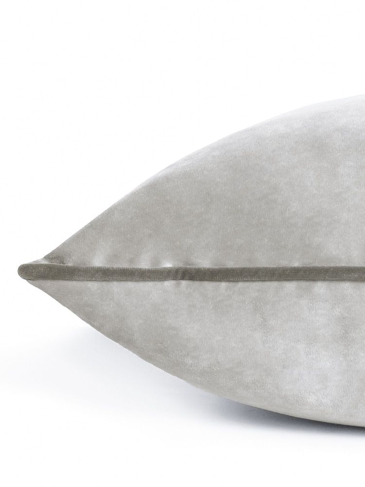 Furn Dove Charcoal Meridian Velvet Cushion - Image 4 of 4 Furn Dove Charcoal Meridian Velvet Cushion - Image 4 of 4