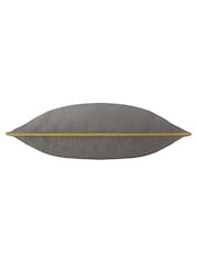 Furn Charcoal Moss Meridian Velvet Cushion - Image 3 of 5