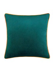 Furn Teal Clementine Meridian Velvet Cushion - Image 2 of 4