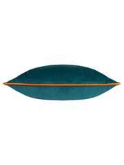 Furn Teal Clementine Meridian Velvet Cushion - Image 3 of 4