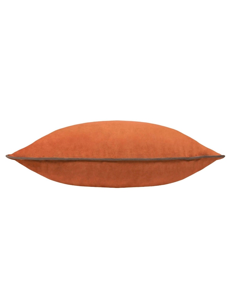 Furn Pumpkin Mocha Meridian Velvet Cushion - Image 4 of 4 Furn Pumpkin Mocha Meridian Velvet Cushion - Image 4 of 4