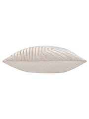 Paoletti Oyster Empress Faux Fur Cushion - Image 3 of 4