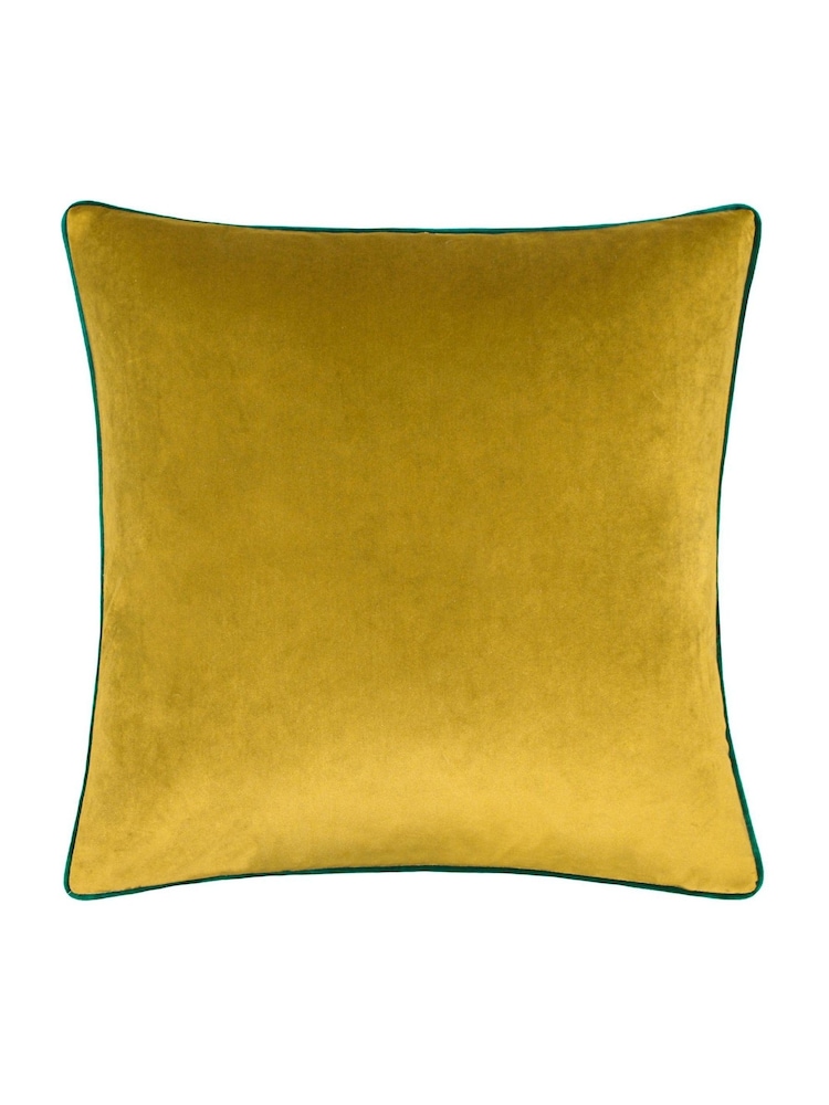 Furn Moss Emerald Meridian Velvet Cushion - Image 2 of 4