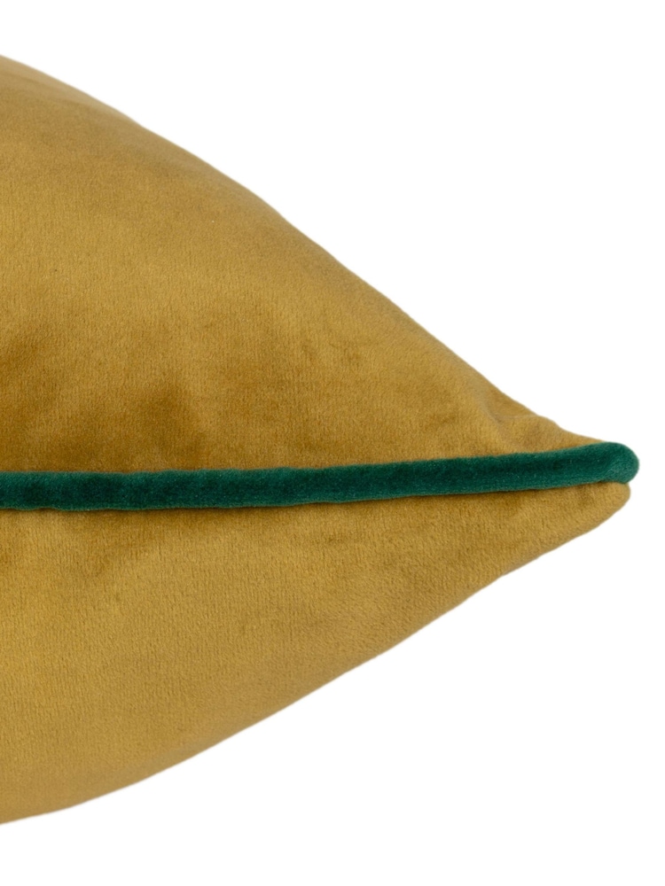 Furn Moss Emerald Meridian Velvet Cushion - Image 4 of 4